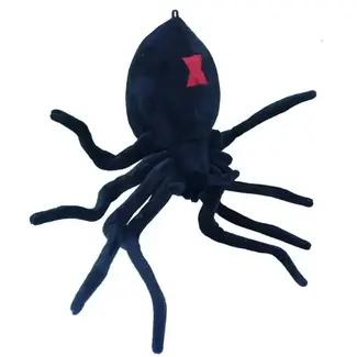 Scarlet the Black Widow Spider Stuffed Toy Plushie 13"