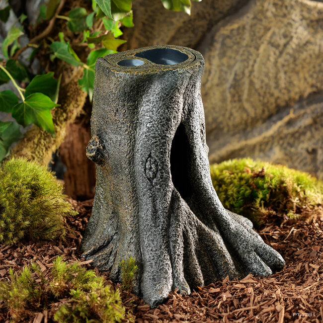 Exo Terra Gecko Tree Arboreal Hydration Shelter with Water & Feeding Hub 3 in 1