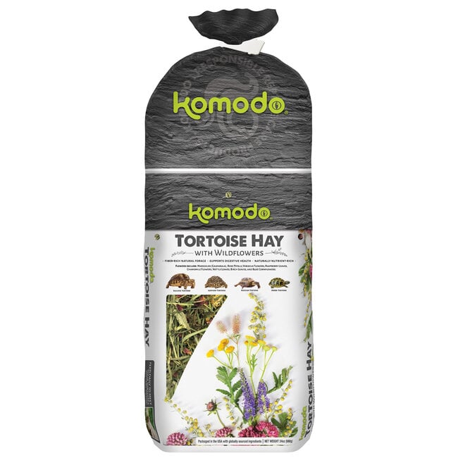 Komodo Tortoise Hay with Wildflowers 24 oz