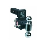 BW Trailer Hitches Tow & Stow ® Hitch- 2" x 2 5/16"; 3"D, 3½"R-Black