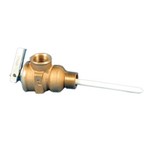 Camco Mfg., Inc. T & P Valve 1/2" W/4" Probe, Coated, Pkg.