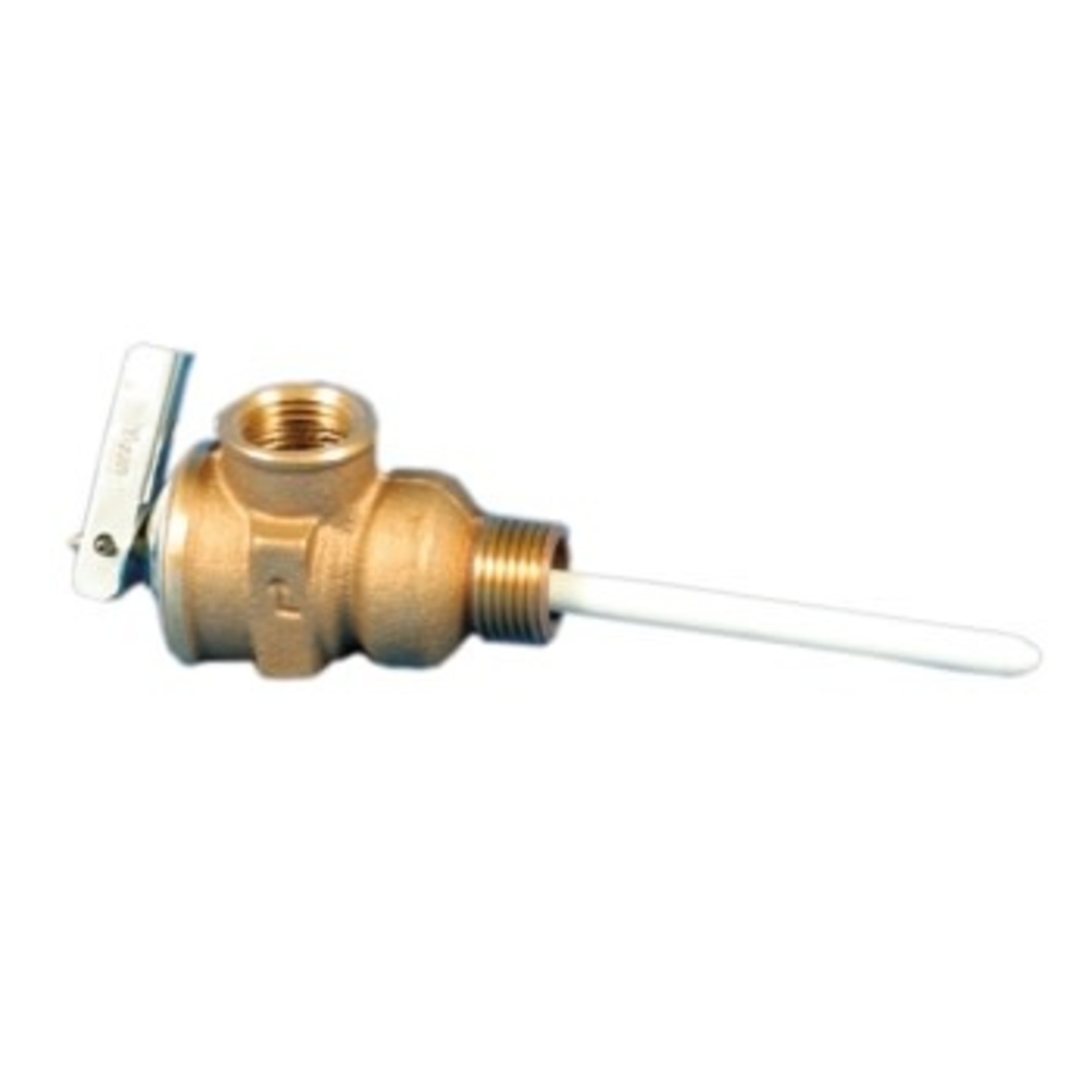 Camco Mfg., Inc. T & P Valve 1/2" W/4" Probe, Coated, Pkg.