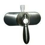 American Brass 4" Single Lever, Shower Valve w/ Decorative Lever Handle, Brushed Nickle Finish