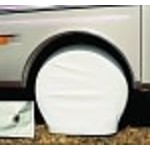 ADCO Products Tyre Gards #1 33"-35" Pair, White Vinyl