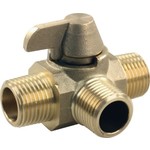 J. R. Products 3 way brass diverter valve