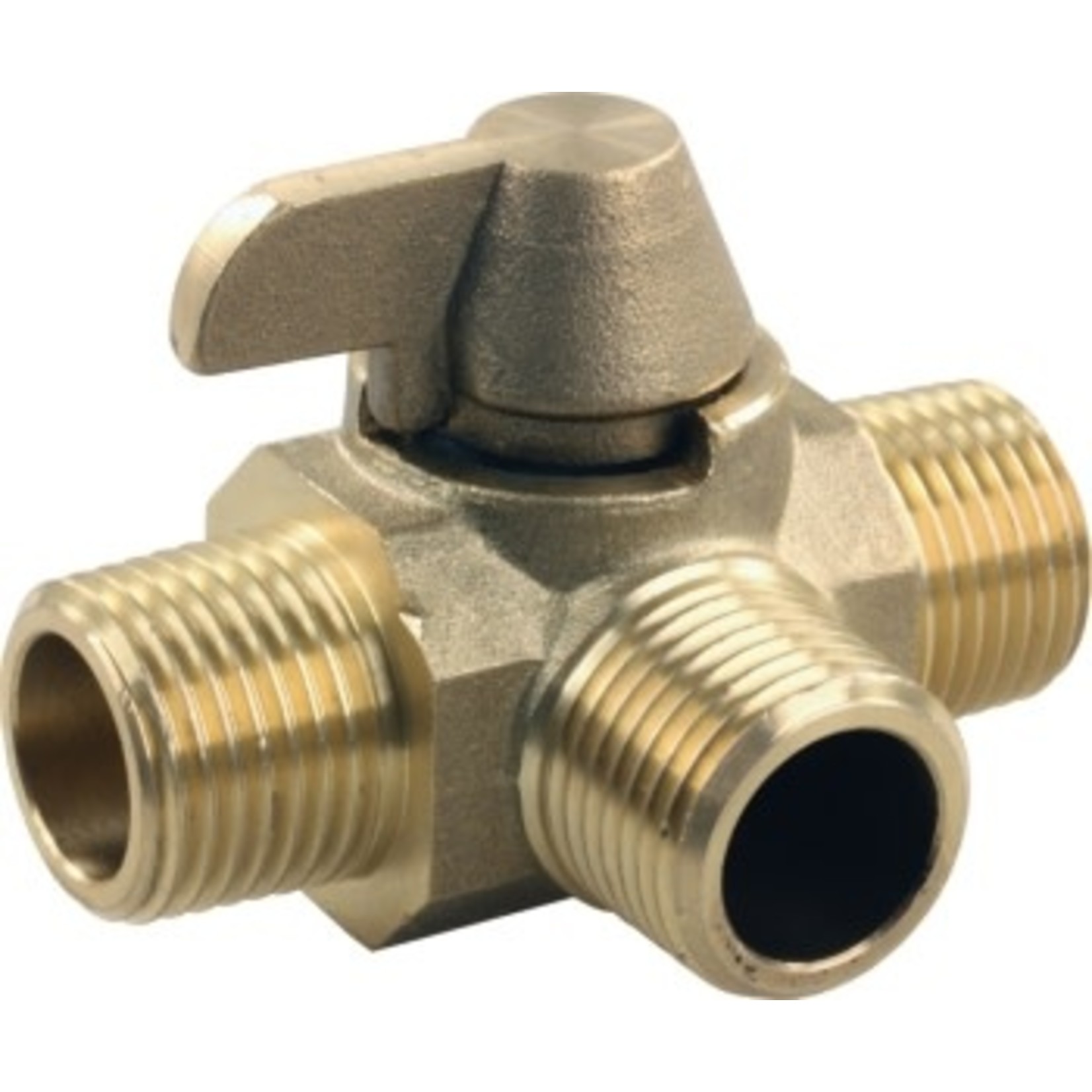 J. R. Products 3 way brass diverter valve