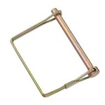 RV Designer Safety Lock Pin w/ chain, 1/4" x 2-1/2"