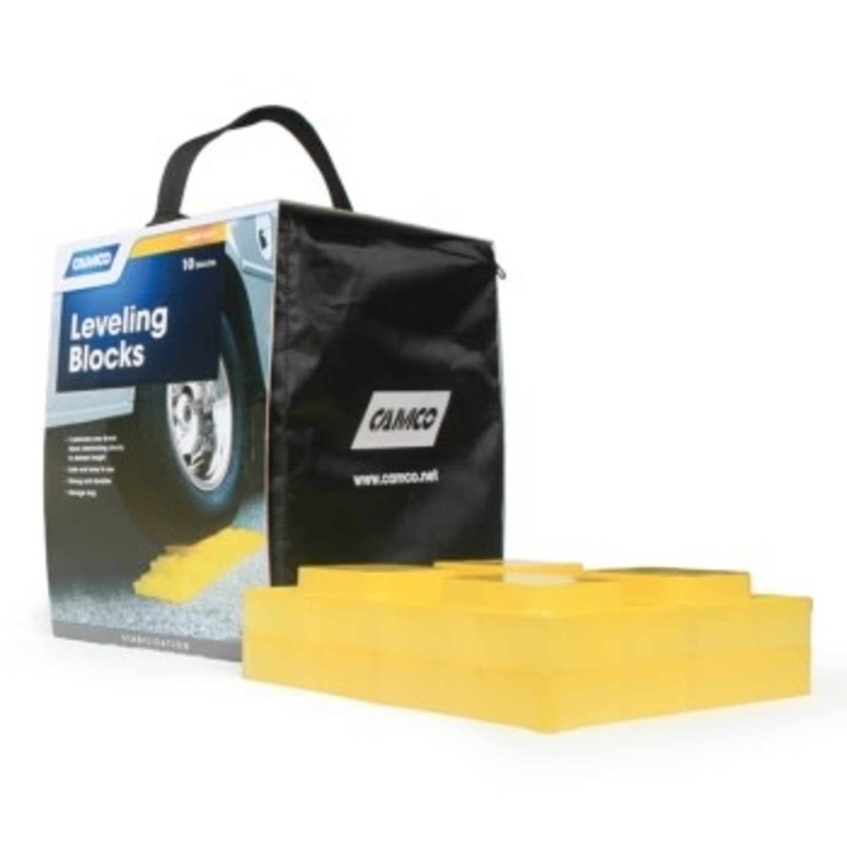 Camco Mfg., Inc. Leveling Blocks, 10 Pack