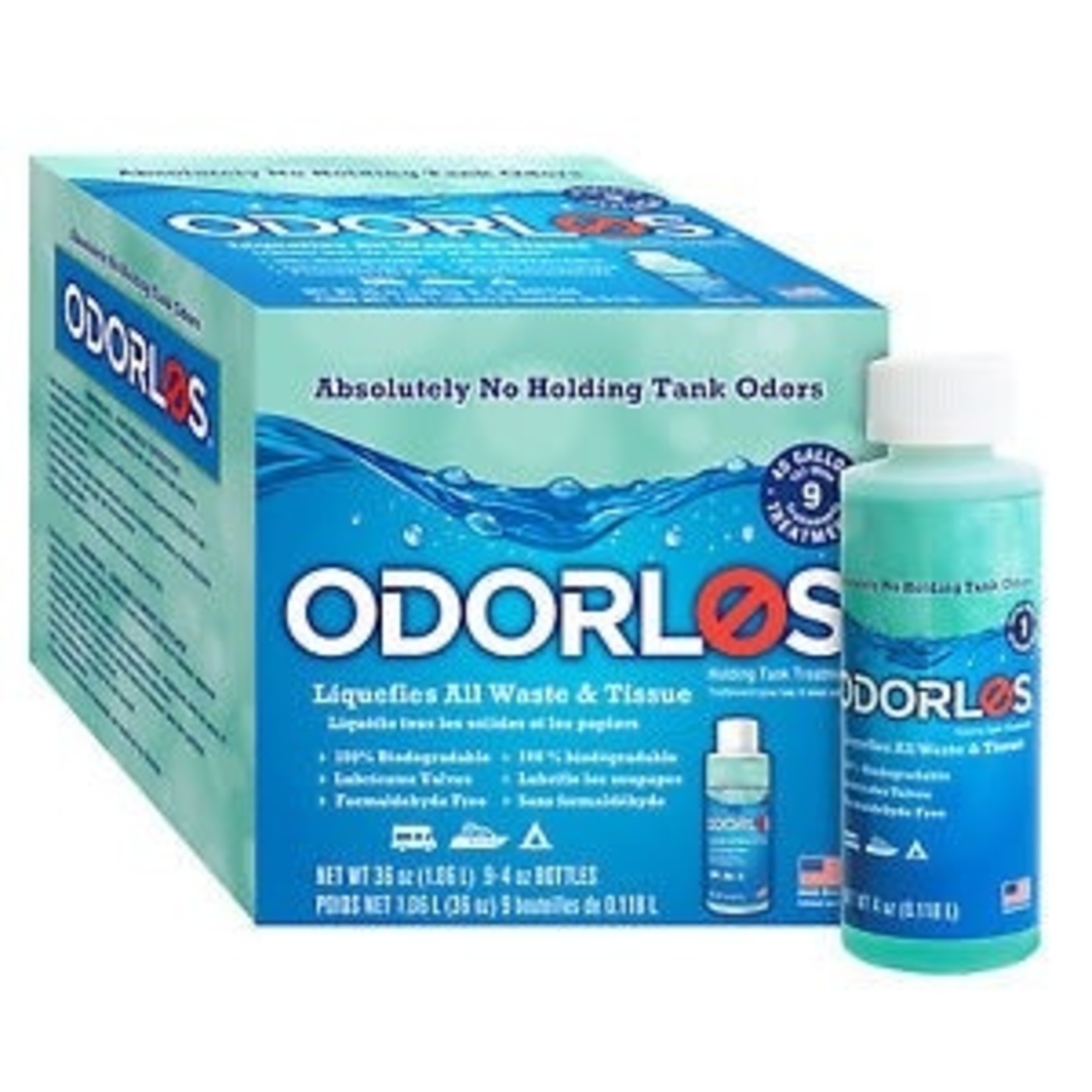 Odorlos ODORLOS 4 OZ BOTTLE. 9PK