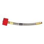 Marshall Excelsior 24" Propane Hose; high flow For Connecting Propane Cylinders To The Propane Regulator; Female QCC 