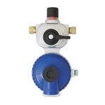 Marshall Excelsior Propane Regulator; Excela-Flo; 1/4 Inch Female Inverter Flare x 3/8 Inch FNPT; Two Stage; 175000 BTU