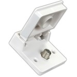 JR Products Exterior TV Jack, Polar White