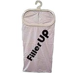 Prime Product Laundry Bag;  With Mounting Bracket; Filler Up; White