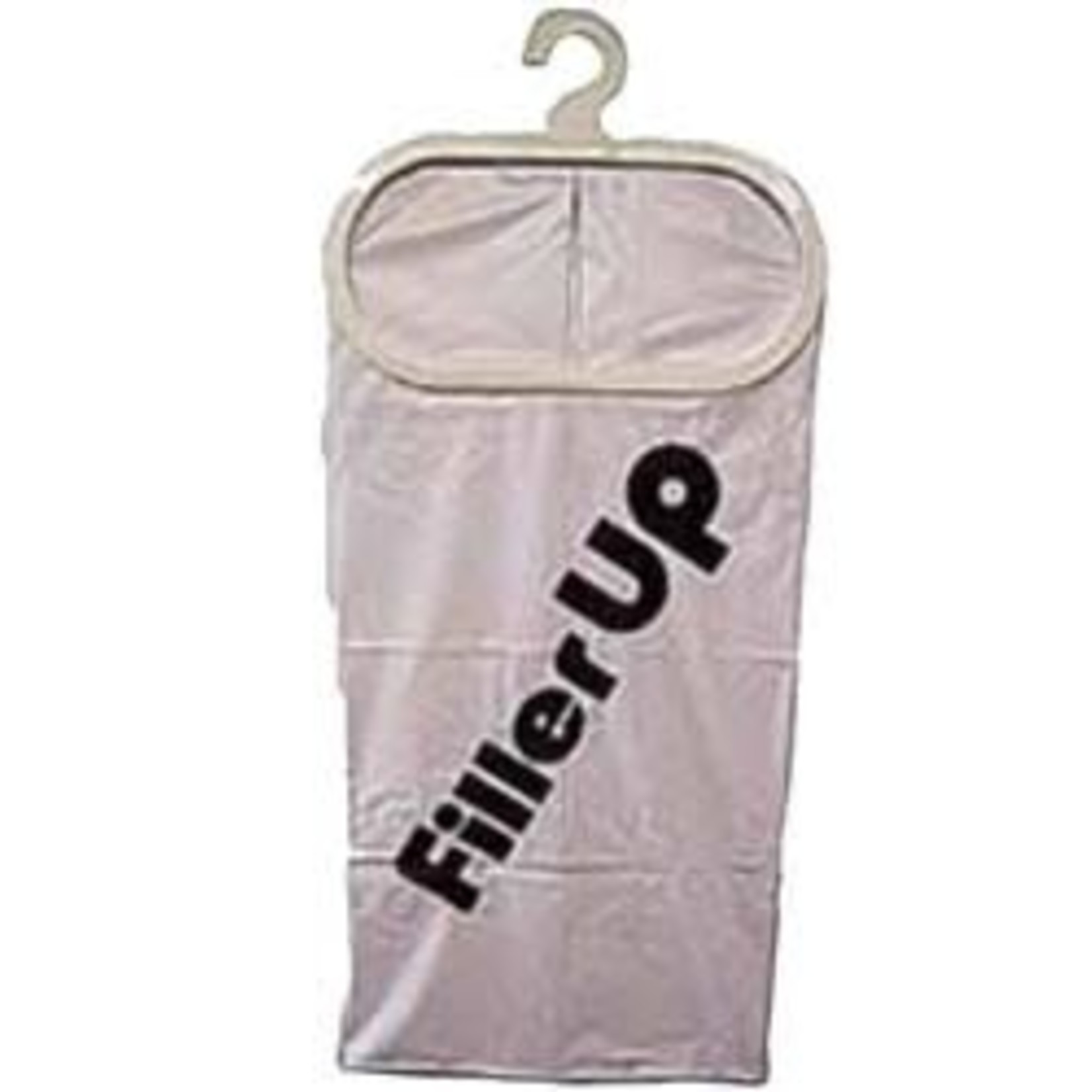 Prime Product Laundry Bag;  With Mounting Bracket; Filler Up; White