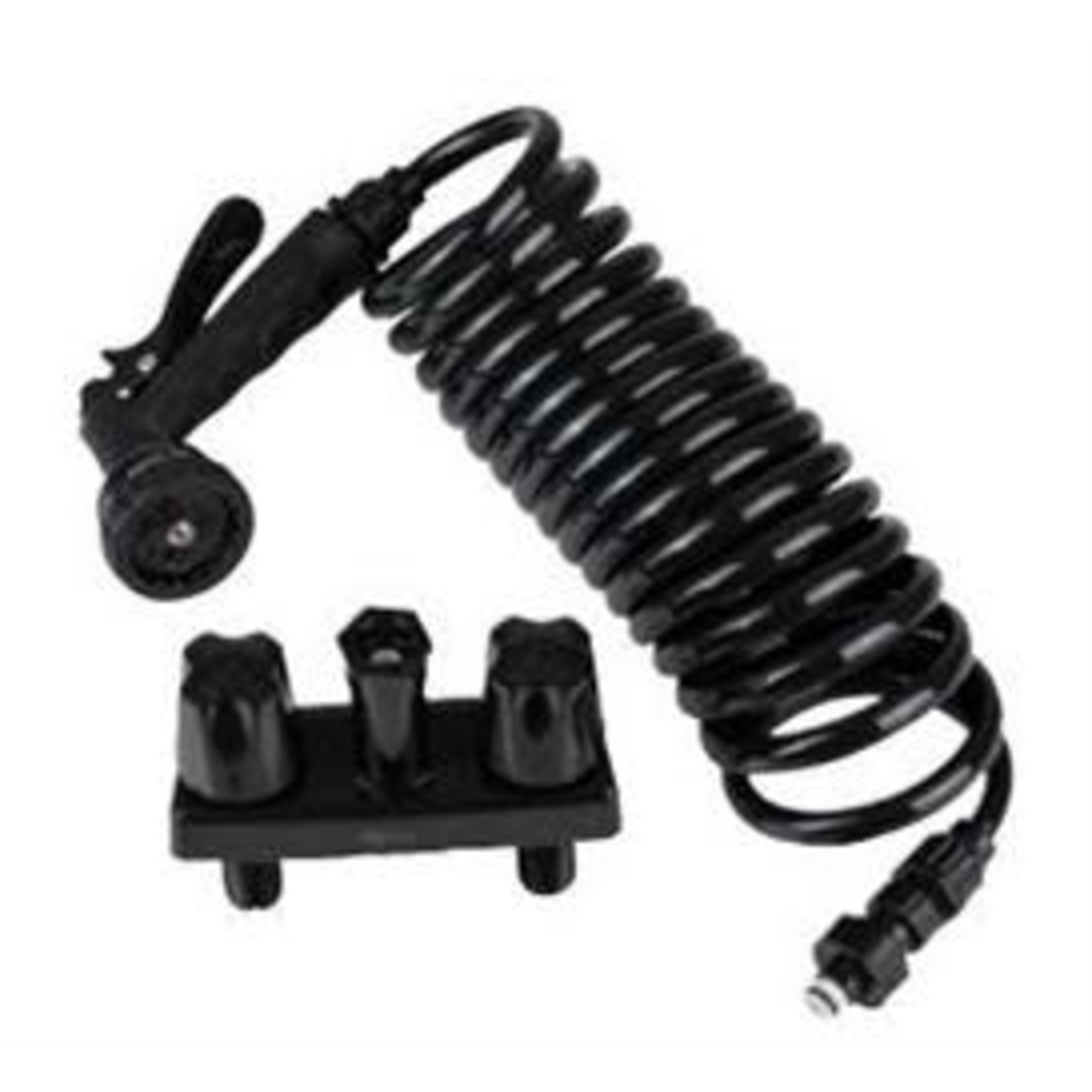 Dura Faucet Exterior Spray Port; Faucet Type With Quick Connect Valve With 15 Inch Coil Hose