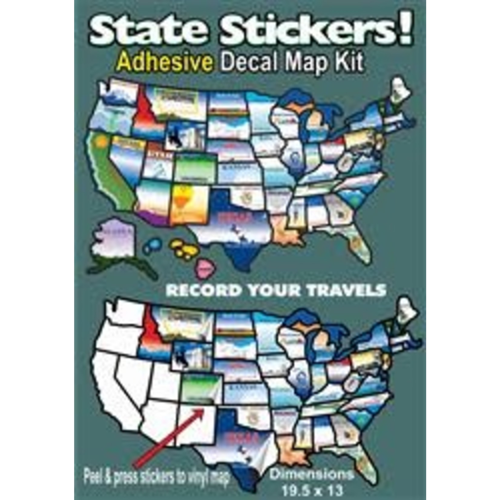 State Sticker United States Sticker Kit