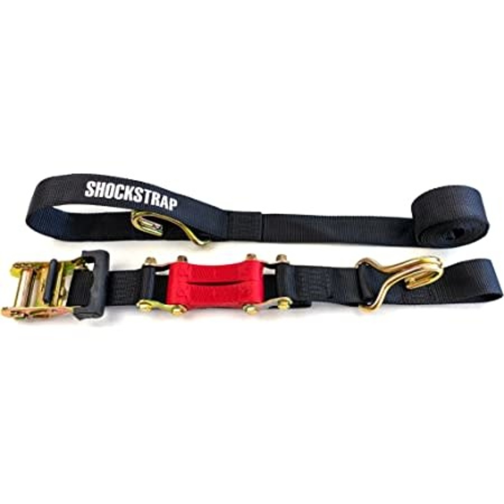 Adjust-a-Strap 9' Black, ShockStrap with Ratchet (Retail Dual Pack)