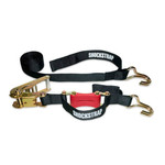 Adjust-a-Strap 18' Black, ShockStrap with Ratchet (Retail Dual Pack)