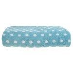 Allure Bath Fashions Bath towel-Duckegg Spots