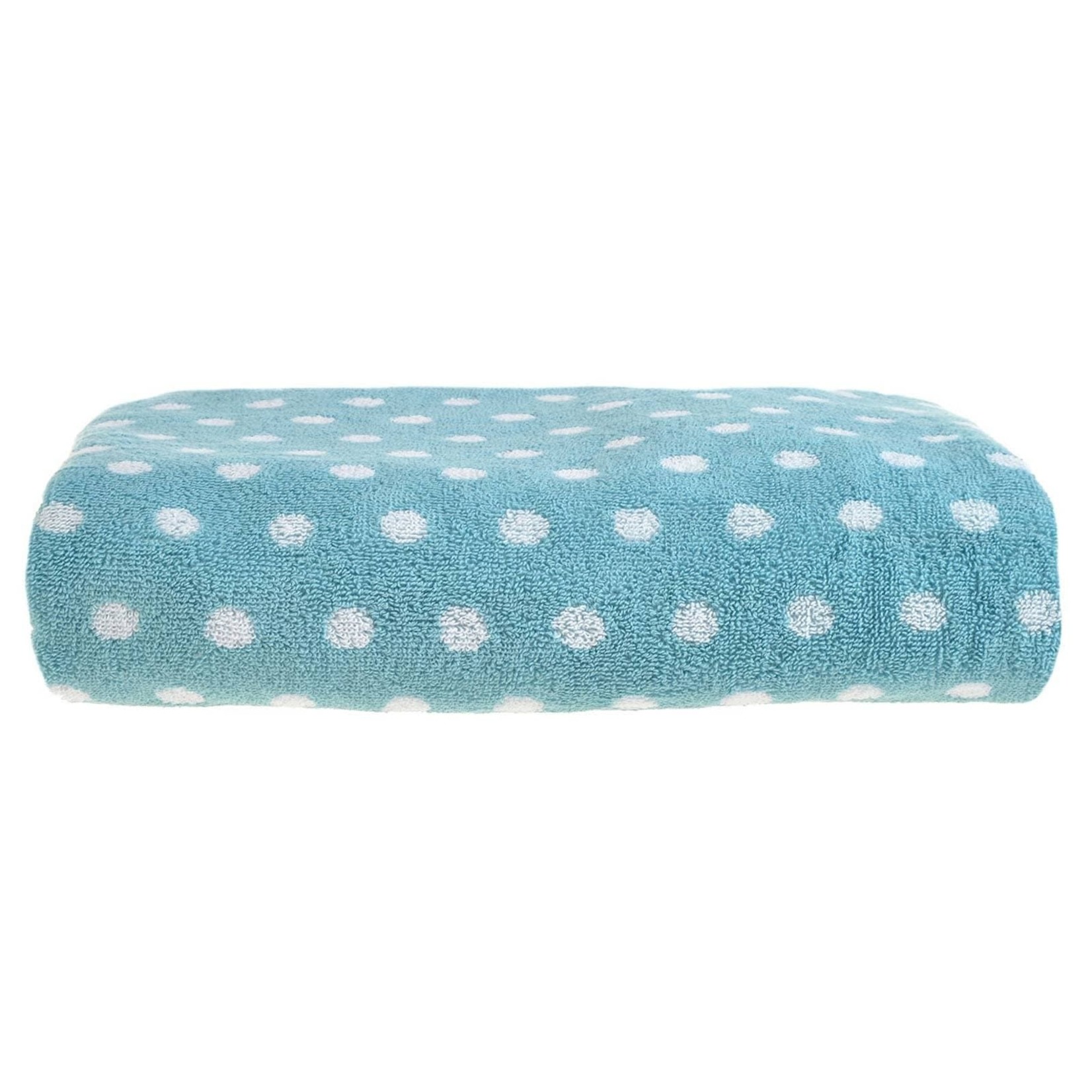 Allure Bath Fashions Bath towel-Duckegg Spots