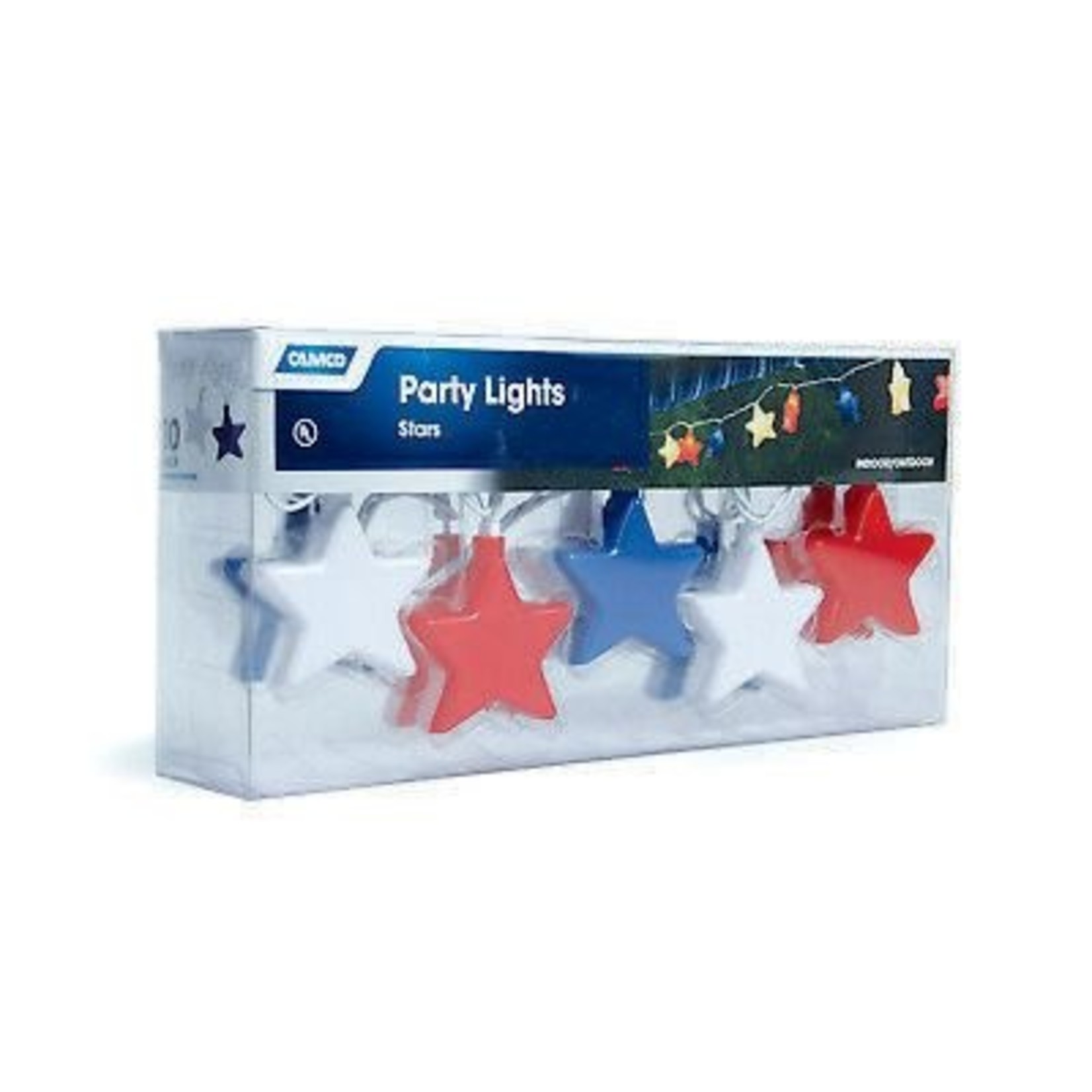 Camco Mfg., Inc. Party Lights; Stars; 8 ' - 10 Lights