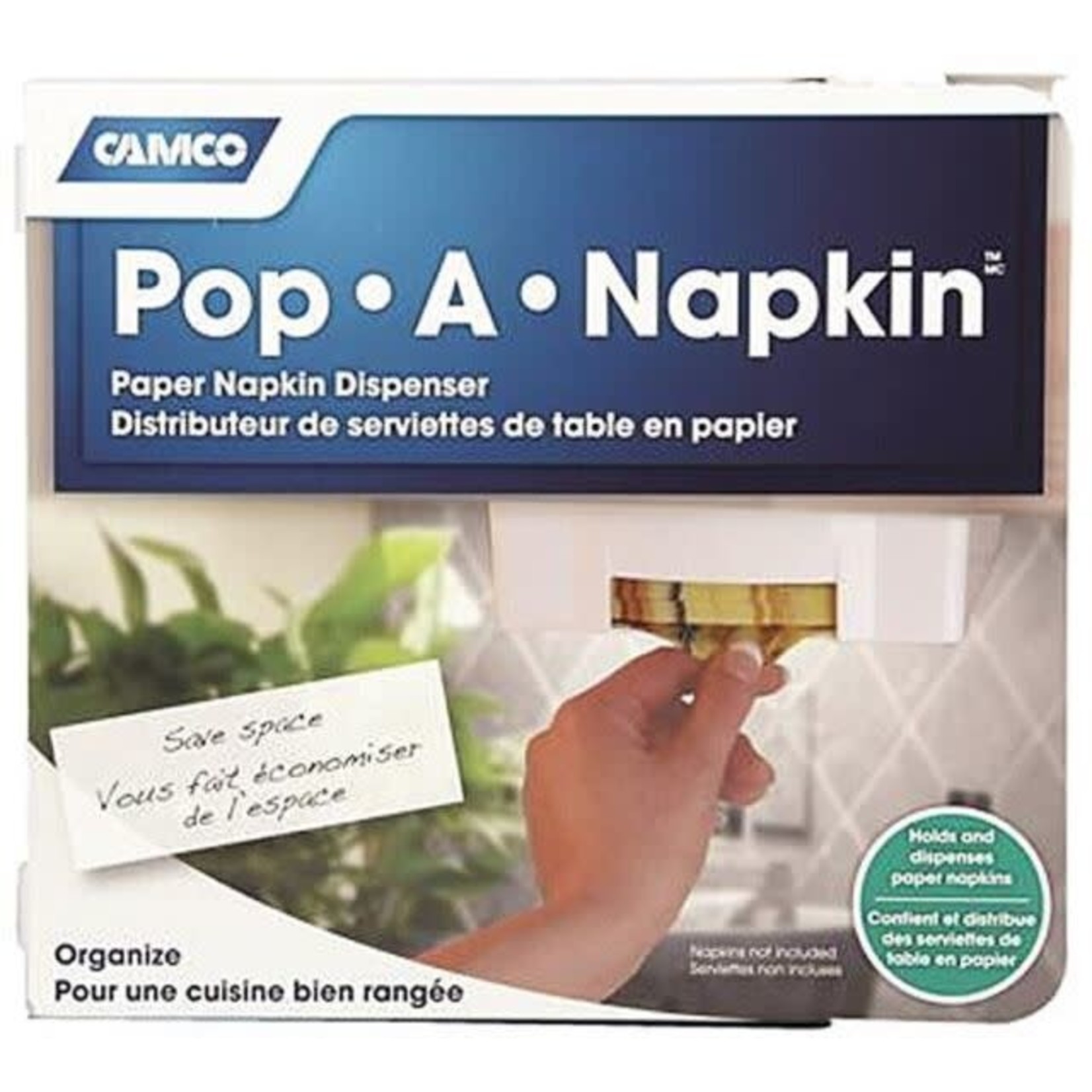 Camco Mfg., Inc. Pop-A-Napkin; Napkin Holder