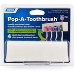 Camco Mfg., Inc. Toothbrush Holder; Pop-A-Toothbrush; Holds 2 Toothbrushes