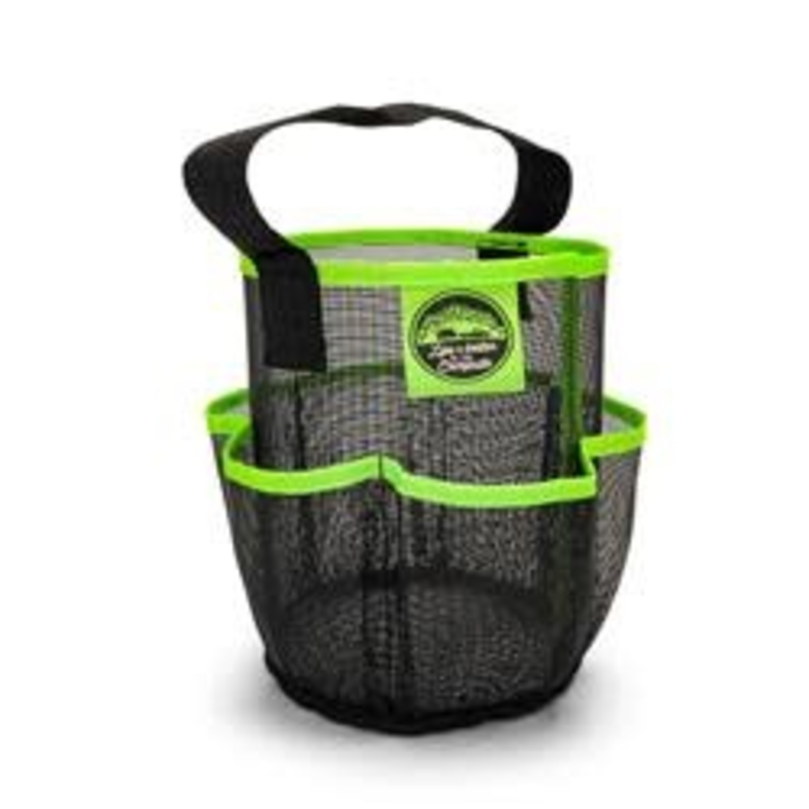 Camco Mfg., Inc. Toiletries Bag; Black With Neon Green Trim