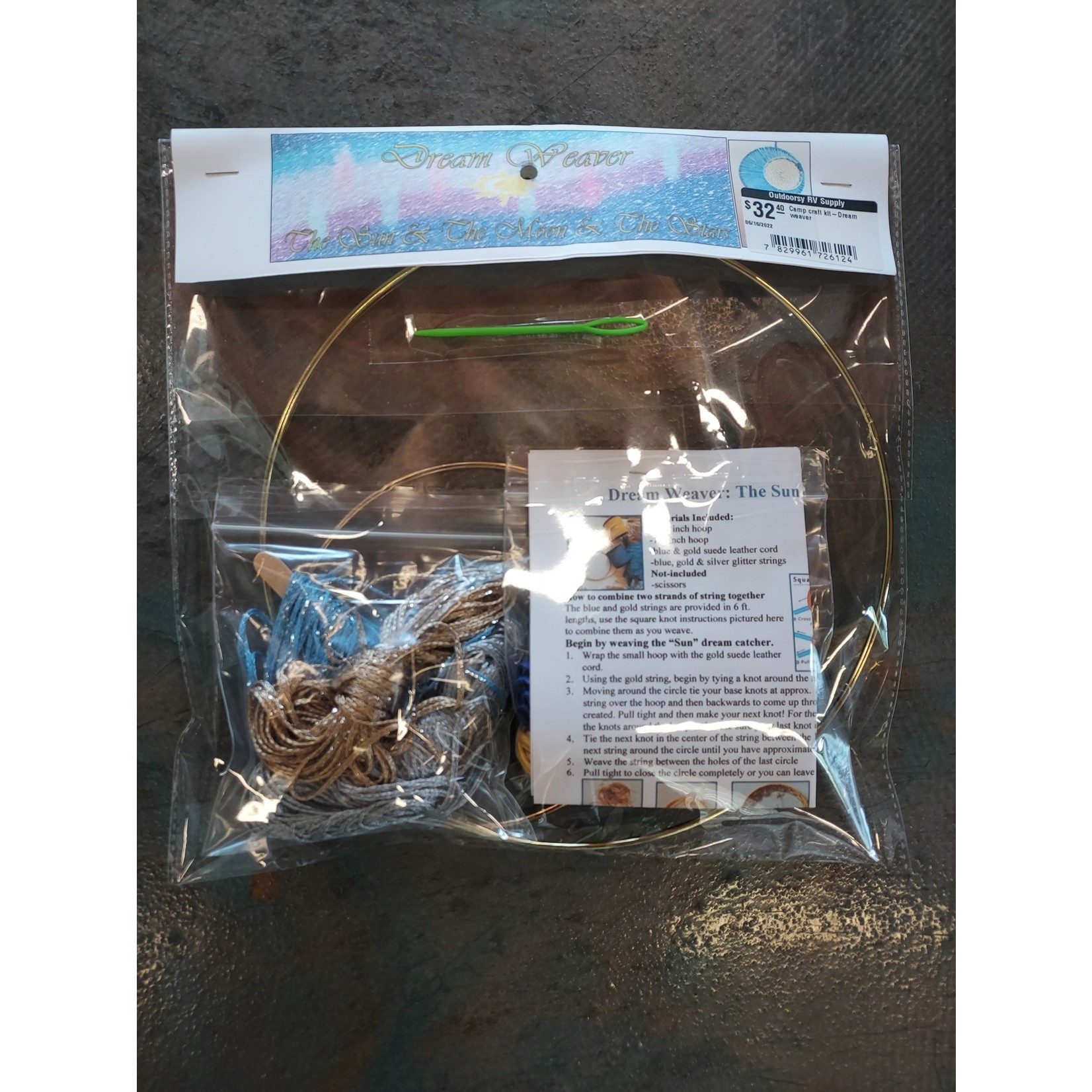 Defy Gravity Camp craft kit-Dream weaver
