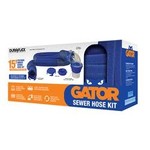 Duraflex Gator Sewer Hose;  15 Foot Wire Reinforced Extended Length