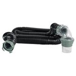 Duraflex Sewer Hose; Vortex; With Drip Caps And Clear Elbow