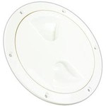 JR Products Access Door; 5-3/4" Cutout Diameter; 6-3/4" Outside Diameter; White