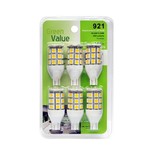 Green Value 6 pack, 250 Lumens Natural White 921 Wedge base Tower LED Bulb