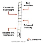 Lippert Telescoping Ladder; 12 Foot