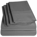 Sweet Home Sweet Home 1500 thread Count King Sheet Set, 6 Piece