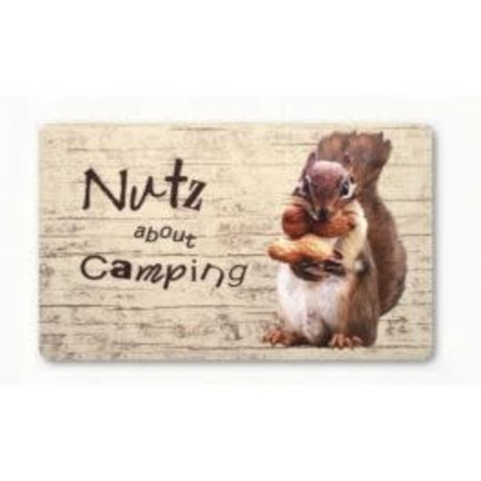 kittrich corp Kitchen Mat; Nutz About Camping; Anti-Fatigue