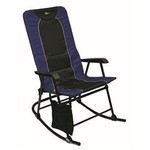 Faulkner Dakota Rocking Chair;  Foldable; Blue/ Black