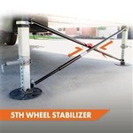 MOR/Ryde Trailer Landing Gear Stabilizer; X-BRACE