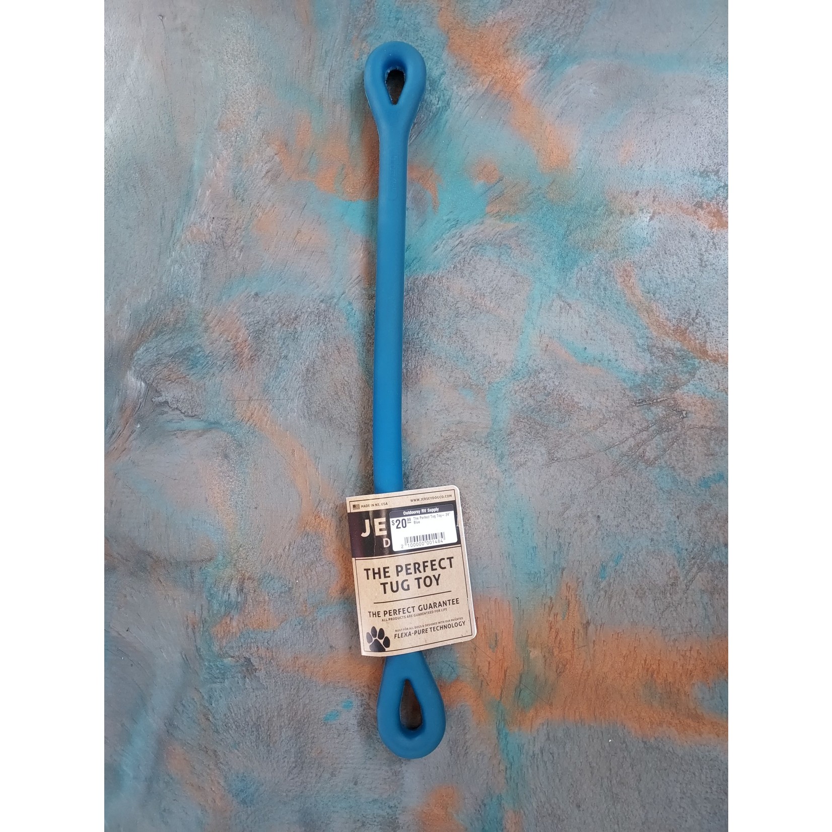 Jersey Dog Co. The Perfect Tug Toy- 24" Blue