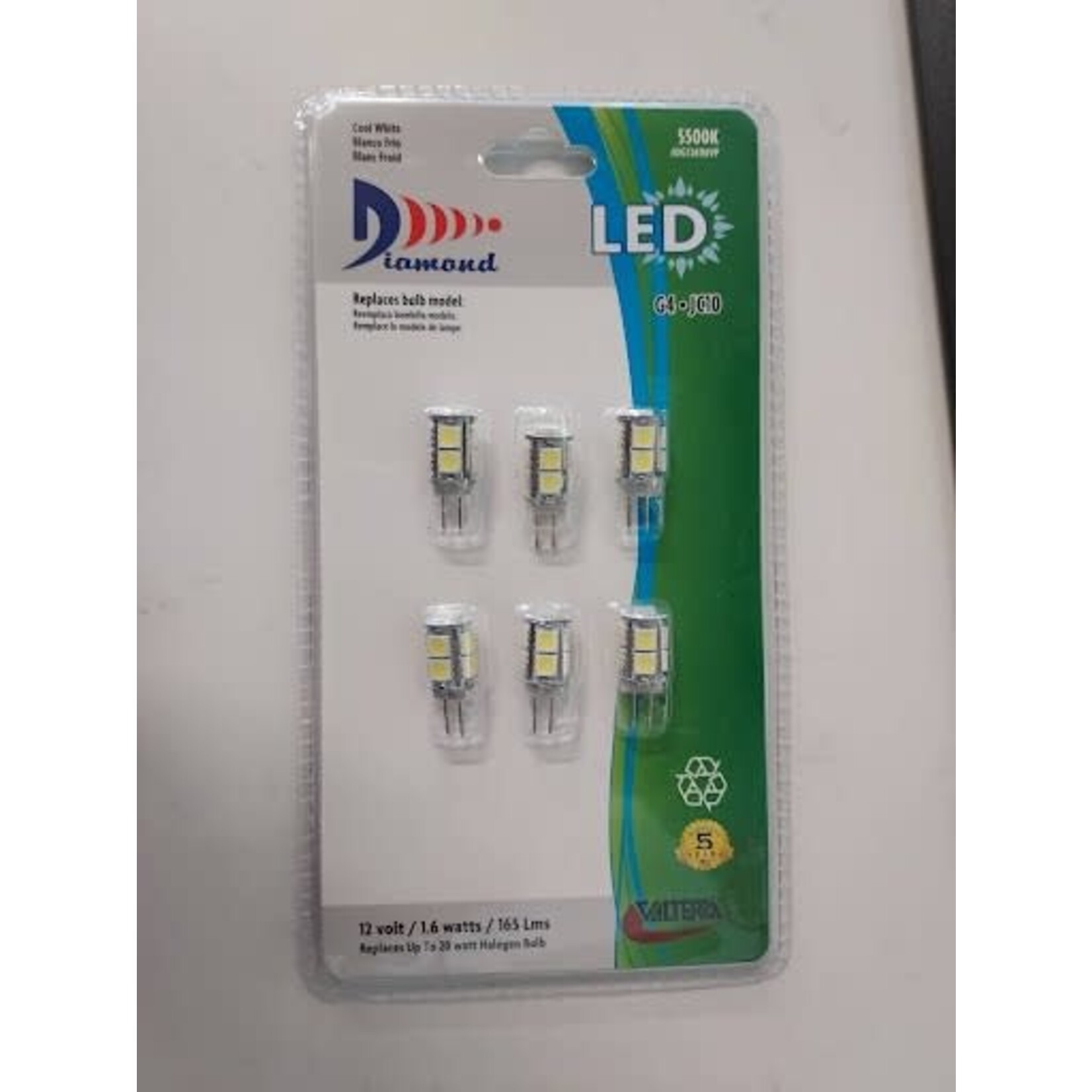 Valterra Products, Inc. 6 Pack Led Bulb G4/Jc10 Cool White