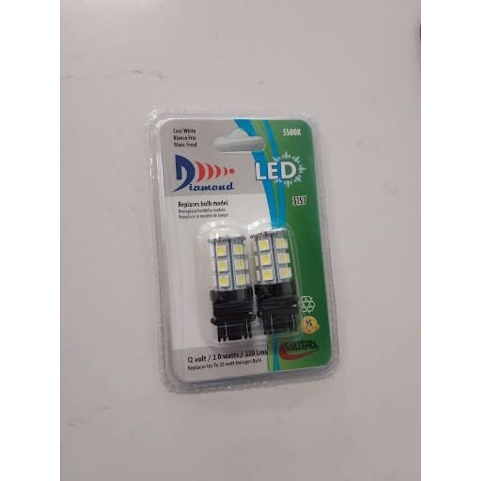 Valterra Products, Inc. Led Tower(3157) 220L,2pk/Use W/Resistor Dg72638Vp, cool white