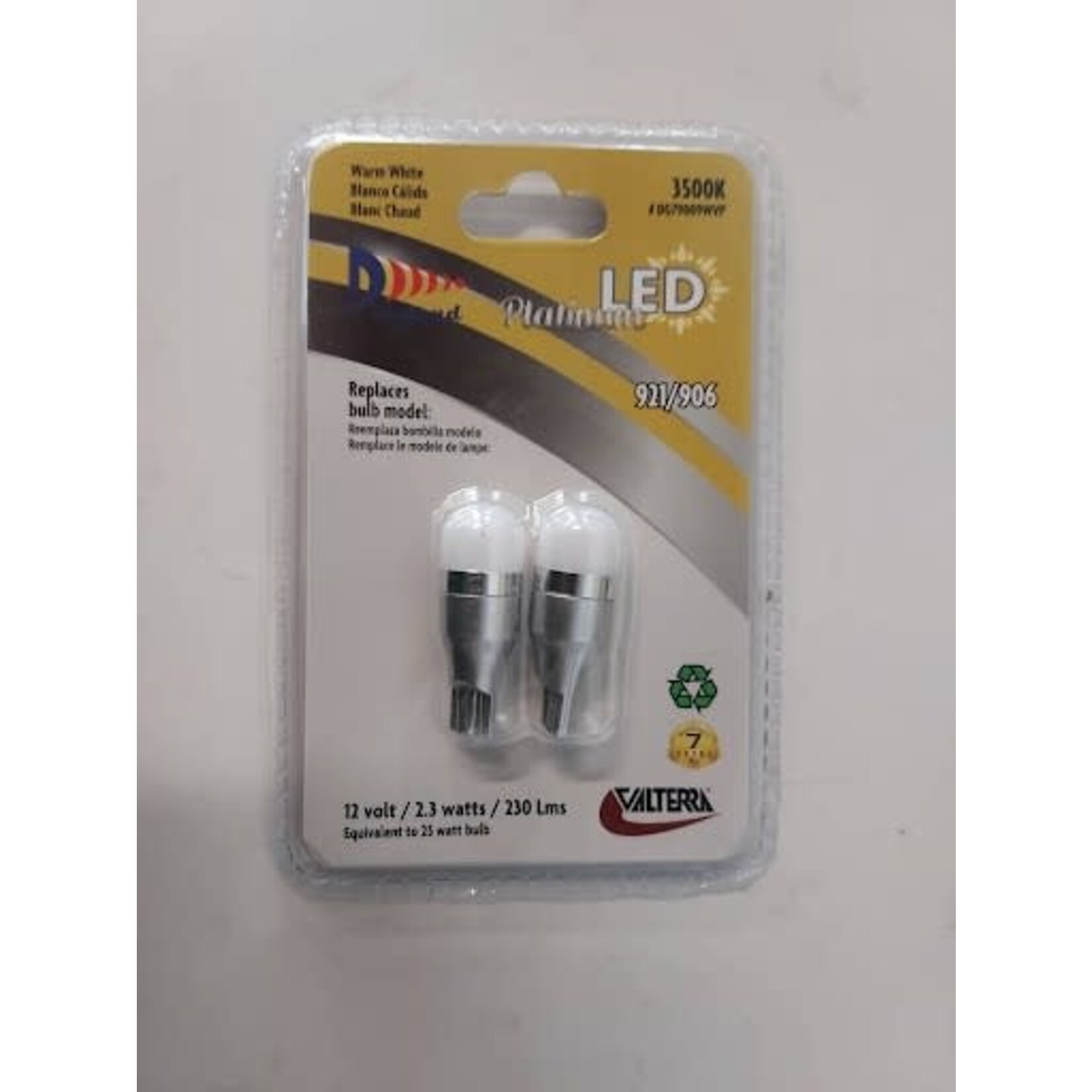 Valterra Products, Inc. Led 2Pk White Cap 921 Warm White