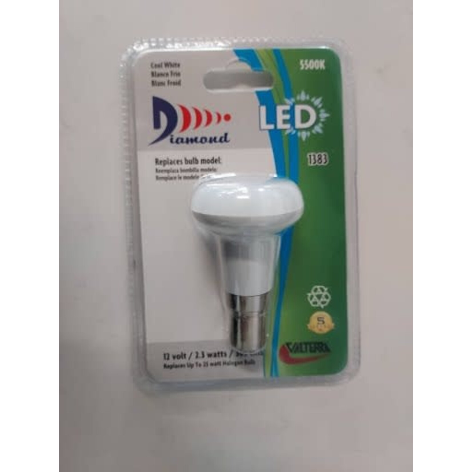 Valterra Products, Inc. Led Spot/Reading 1383,305L,1pk,5500K,Cool White