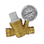 Valterra Products, Inc. Water Regulator, Adjustable, Brass, Lead-Free, Carded