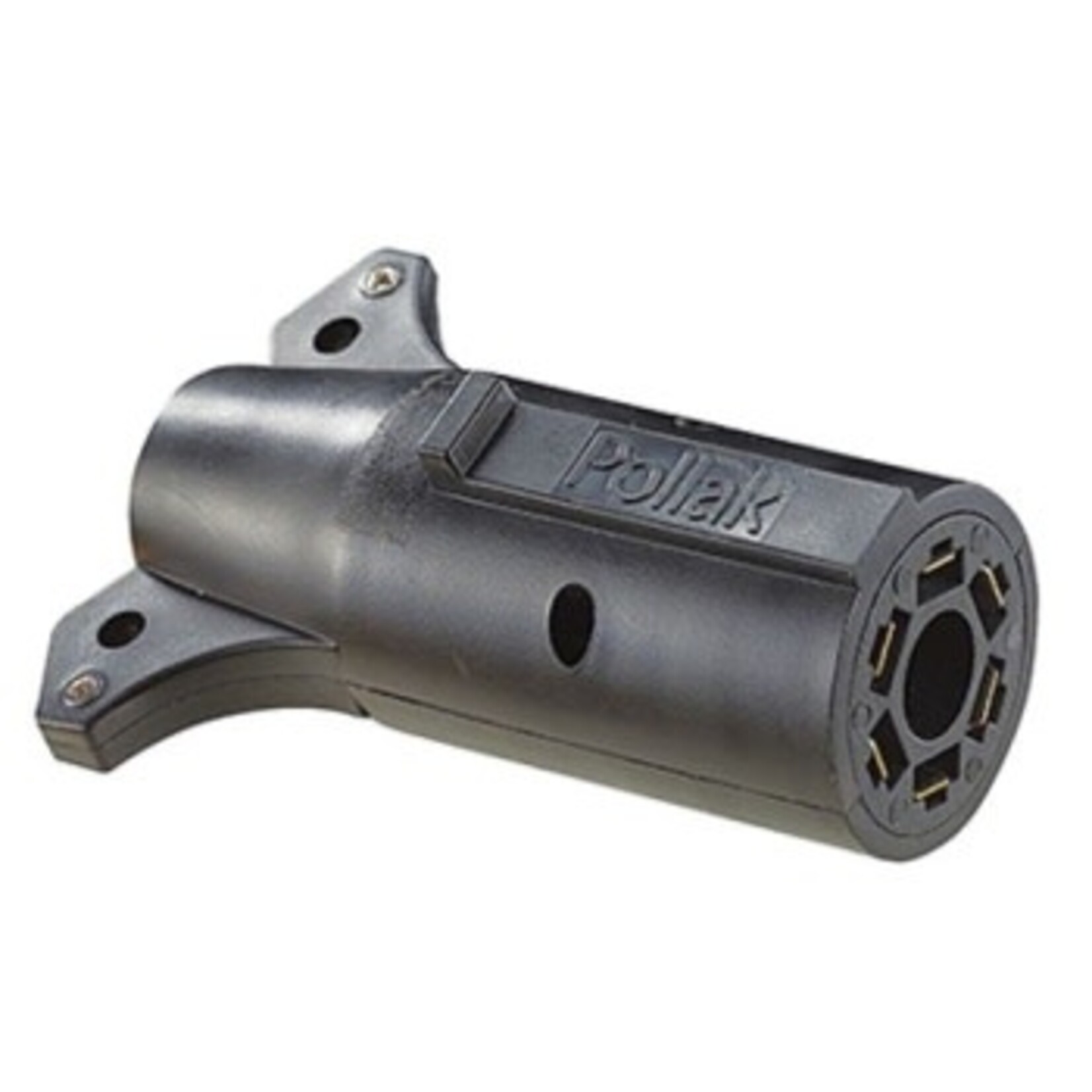 RV Designer 7-Way RV To 6-Way Round Adapter (Auxiliary Pin in Center)