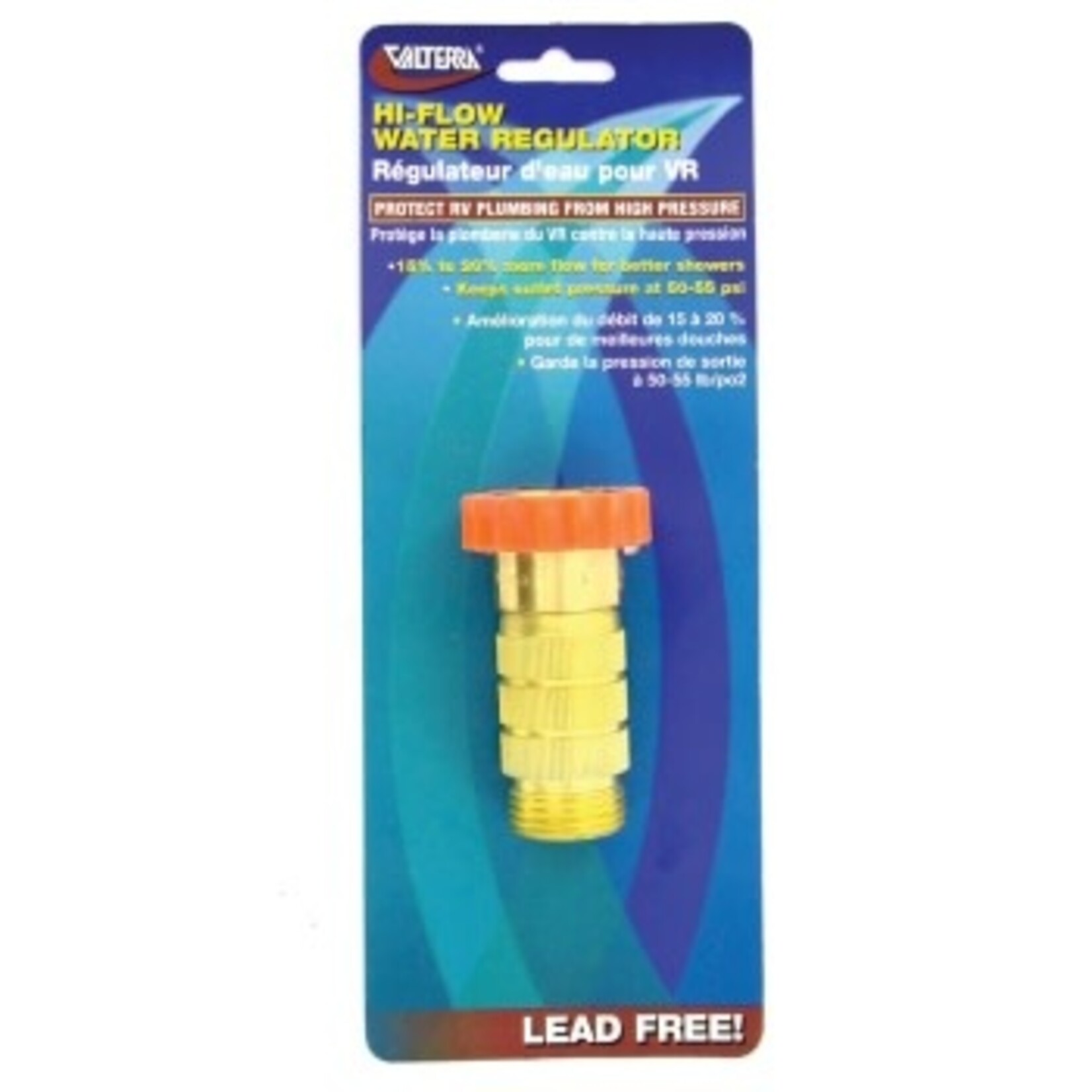 Valterra Products, Inc. Water Regulator, High Flow, Lead-Free, Carded