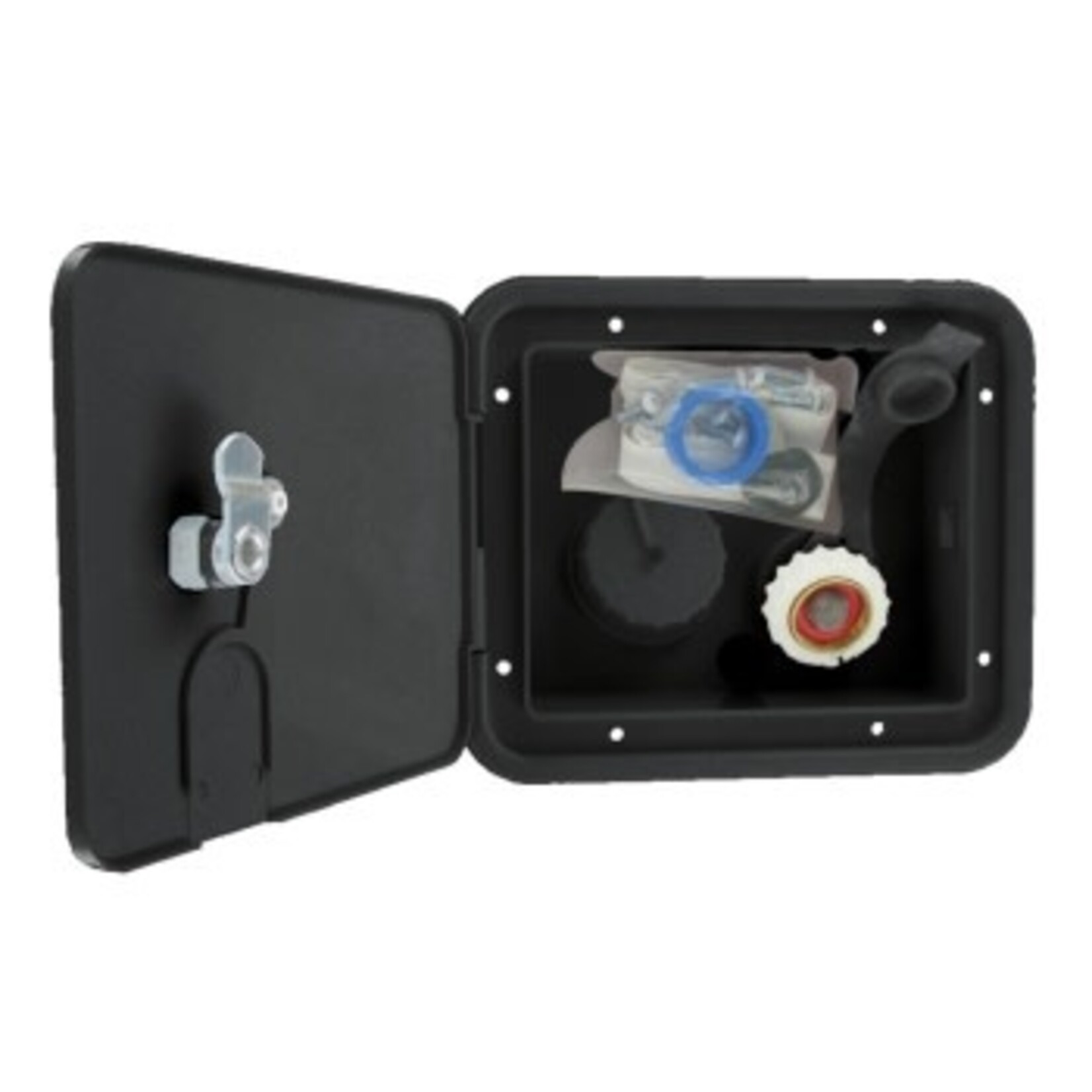 Valterra Products, Inc. Gravity/Brass City Water Inlet Hatch, Black, Carded