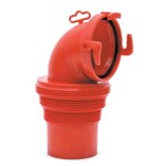 Valterra Products, Inc. EZ Coupler 90* Bayonet Sewer Fitting, Red, Carded