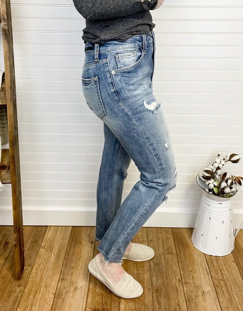 Risen Jeans Rylie Distressed Skinny Jeans