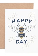 Ruff House Happy Bee Day Greeting Card